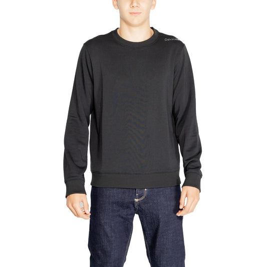 Calvin Klein Sport Black Recycled Polyester Sweater Calvin Klein Sport Dark Slate Gray