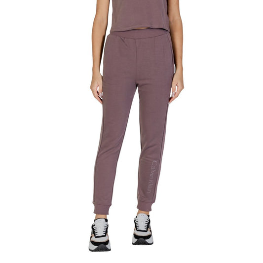 Calvin Klein Sport Purple Recycled Polyester Jeans & Pant Calvin Klein Sport Dim Gray