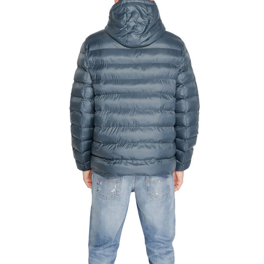 Calvin Klein Black Recycled Polyester Jacket Calvin Klein Slate Gray