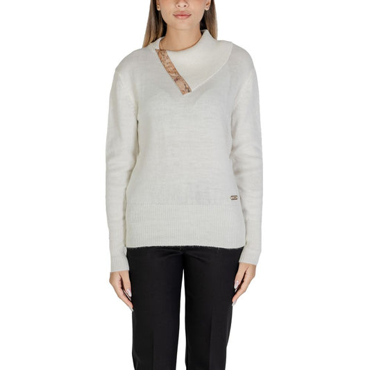 Alviero Martini Prima Classe White Viscose Sweater Alviero Martini Prima Classe Gray