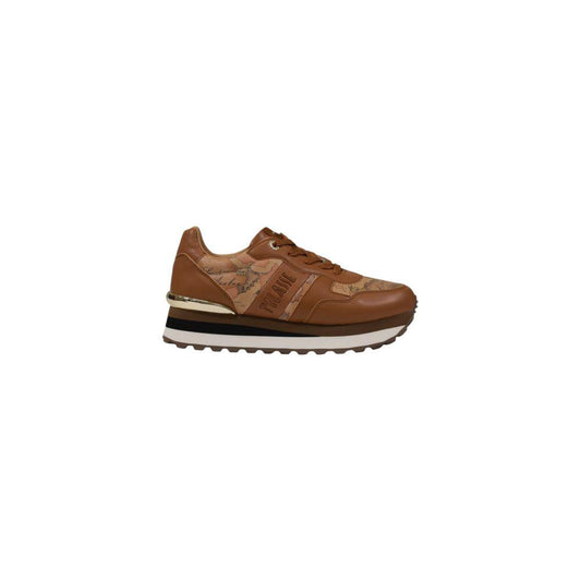 Alviero Martini Prima Classe Beige Polyethylene Sneaker Alviero Martini Prima Classe Saddle Brown