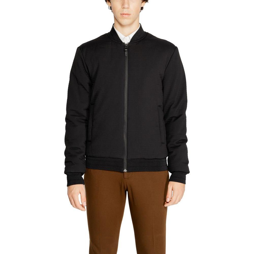Antony Morato Black Polyester Jackets & Coat AN-14634000009-IT52 | XL