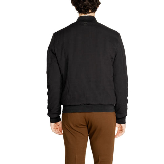 Antony Morato Black Polyester Jacket Antony Morato Black