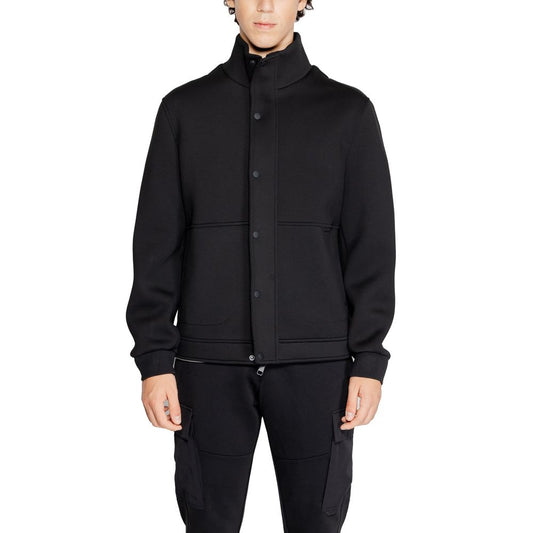 Antony Morato Black Polyester Jacket Antony Morato Black
