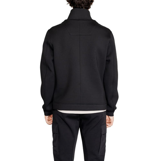 Antony Morato Black Polyester Jacket Antony Morato Black