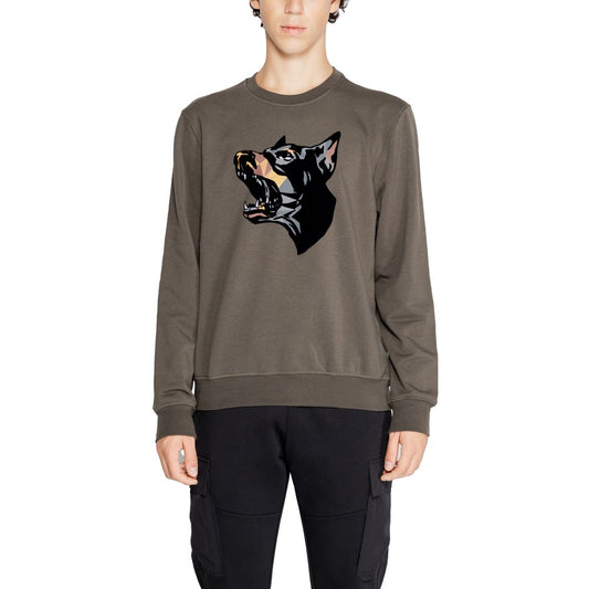 Antony Morato Green Cotton Sweater Antony Morato Dim Gray
