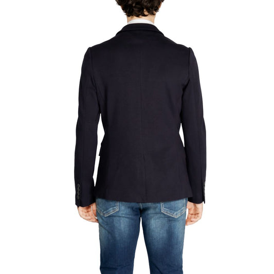 Antony Morato Blue Viscose Suit Antony Morato Black