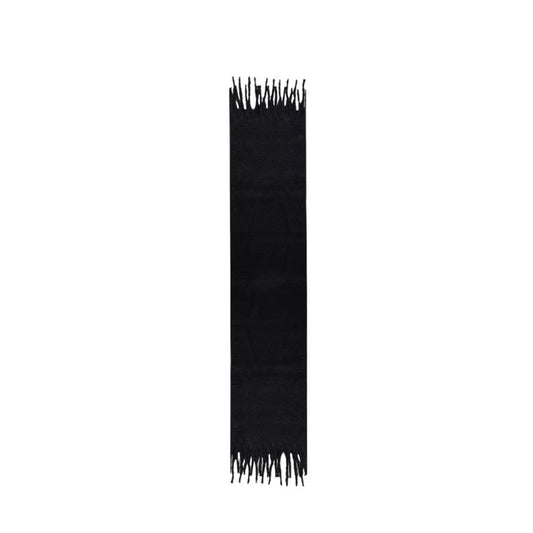 Antony Morato Black Polyester Scarf Antony Morato Black