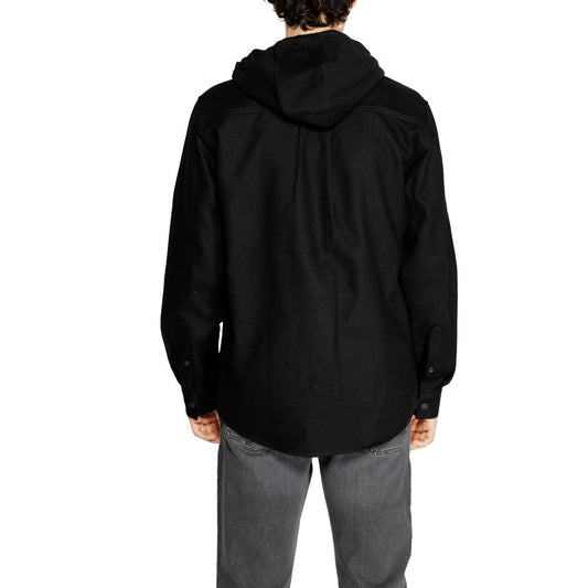 Antony Morato Black Cotton Shirt Antony Morato Black