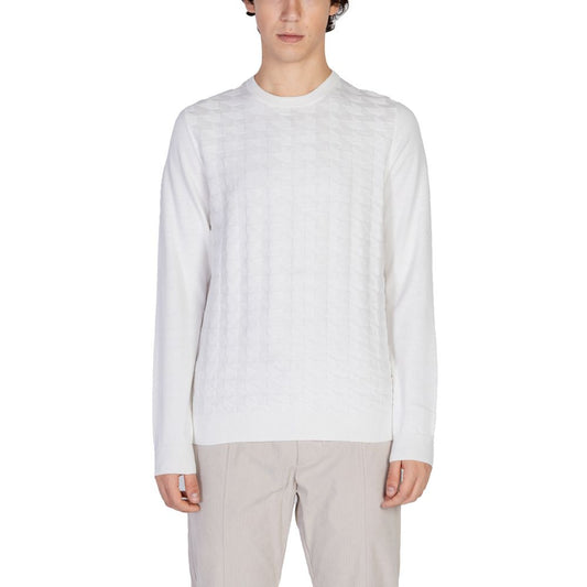 Antony Morato White Cotton T-Shirt Antony Morato Light Gray