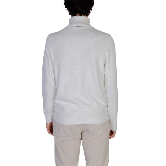 Antony Morato White Cotton Sweater Antony Morato Gray