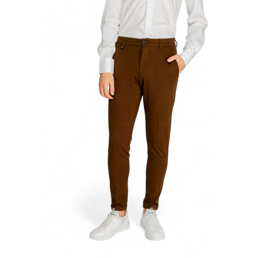 Antony Morato Brown Viscose Jeans & Pant Antony Morato Saddle Brown