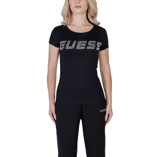 Guess Active Black Cotton Tops & T-Shirt Guess Active Rosy Brown