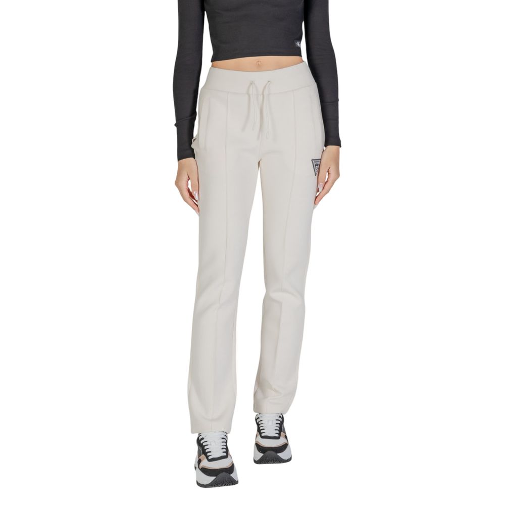 Guess Active Cream Cotton Joggers (Workout Pants)