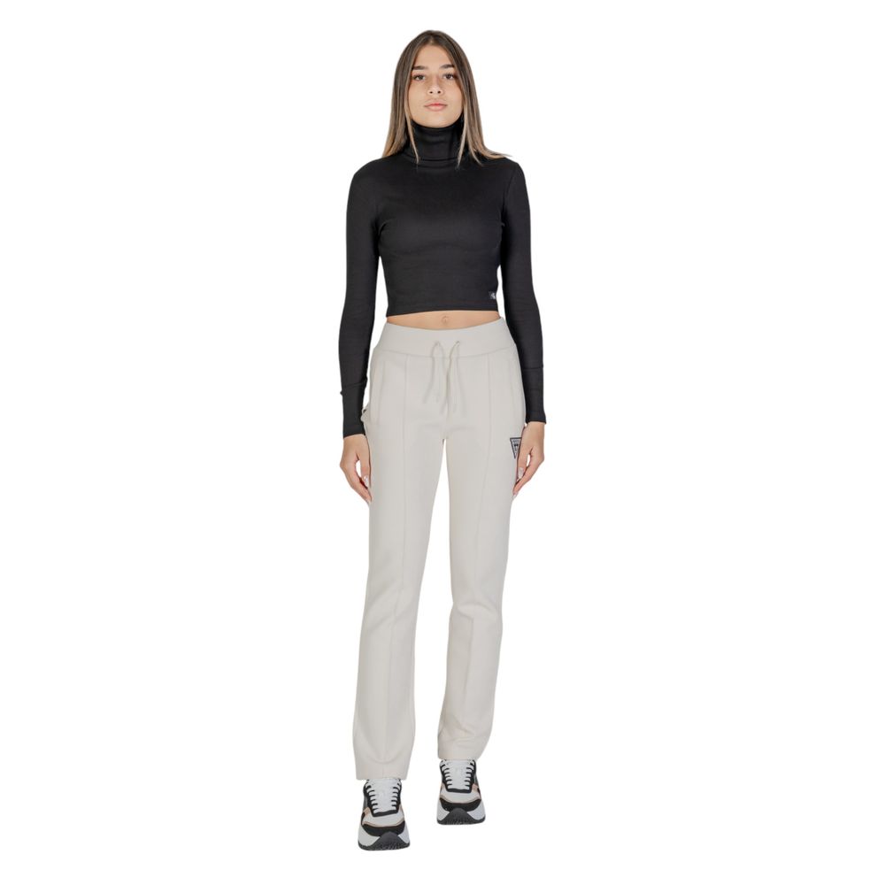 Guess Active Cream Cotton Joggers (Workout Pants)