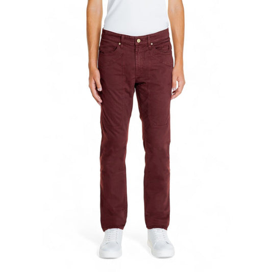 Jeckerson Red Cotton Jeans & Pant Jeckerson Light Gray