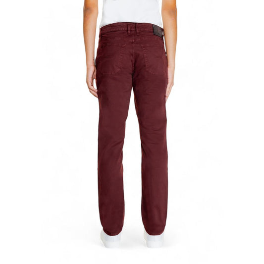 Jeckerson Red Cotton Jeans & Pant Jeckerson Light Gray