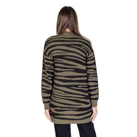 Jacqueline De Yong Green Nylon Cardigan Jacqueline De Yong Dark Slate Gray