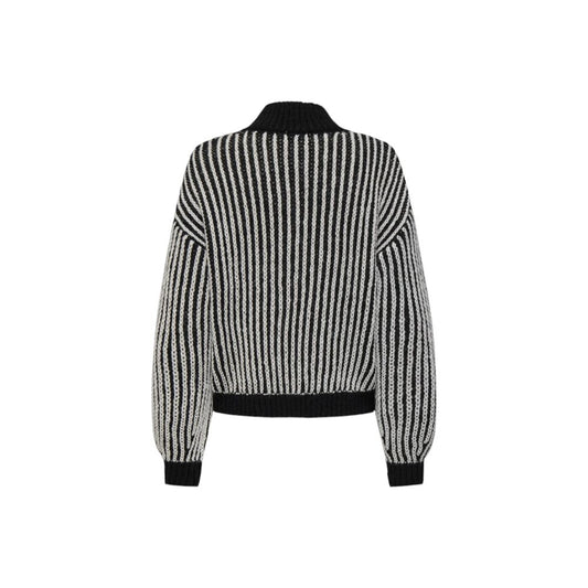 Jacqueline De Yong Black Polyester Sweater Jacqueline De Yong Dark Slate Gray