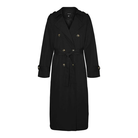 Vero Moda Black Polyester Jackets & Coat Vero Moda Black