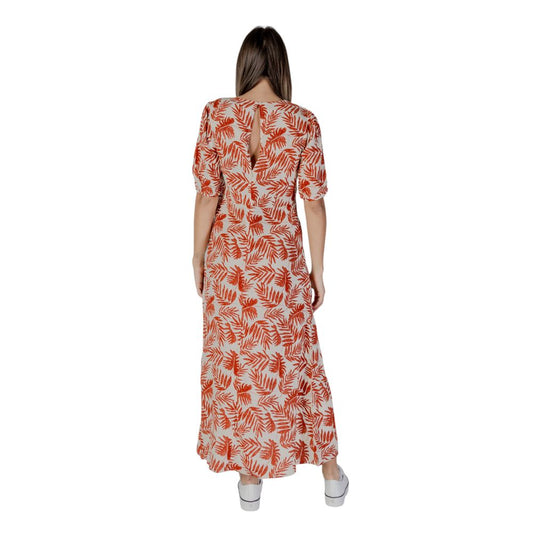 B.Young Red Viscose Dress B.Young Rosy Brown