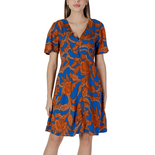 B.Young Blue Viscose Dress B.Young Sienna