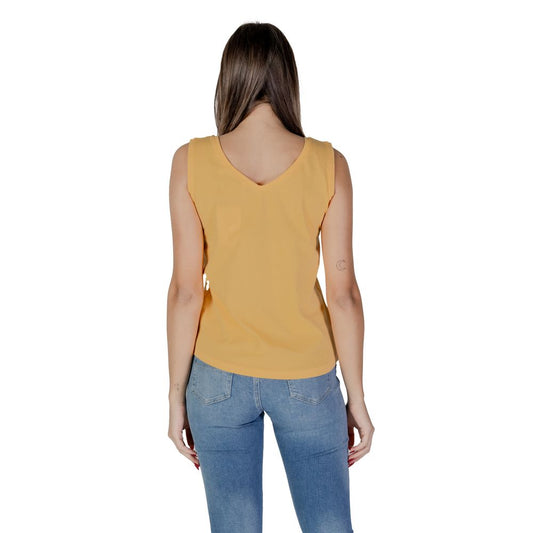 B.Young Yellow Cotton Tops & T-Shirt B.Young Rosy Brown