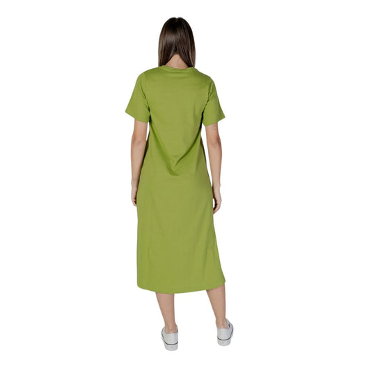 B.Young Green Cotton Dress B.Young Dark Khaki