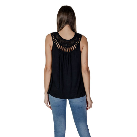 B.Young Black Viscose Tops & T-Shirt B.Young Tan
