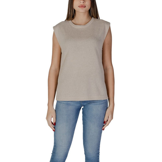 B.Young Beige Viscose Tops & T-Shirt B.Young Rosy Brown