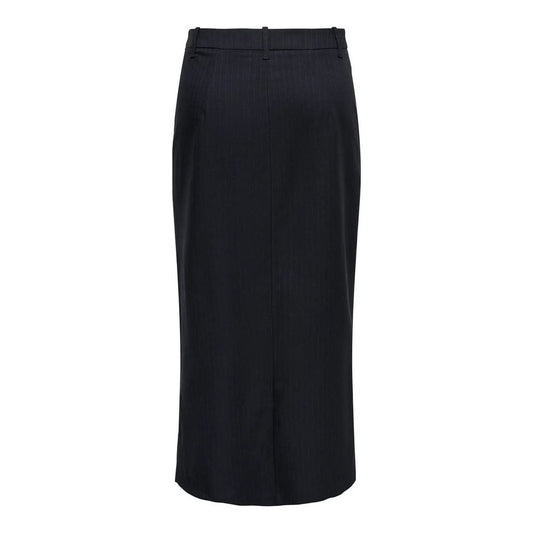 Jacqueline De Yong Gray Polyester Skirt Jacqueline De Yong Black