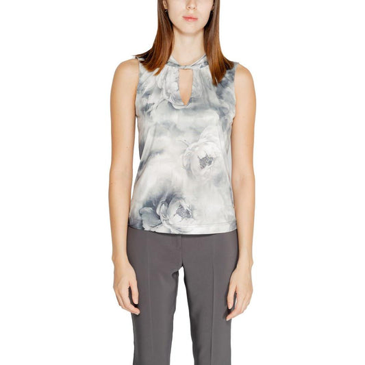 Rinascimento Gray Polyester Tops & T-Shirt Rinascimento Gray
