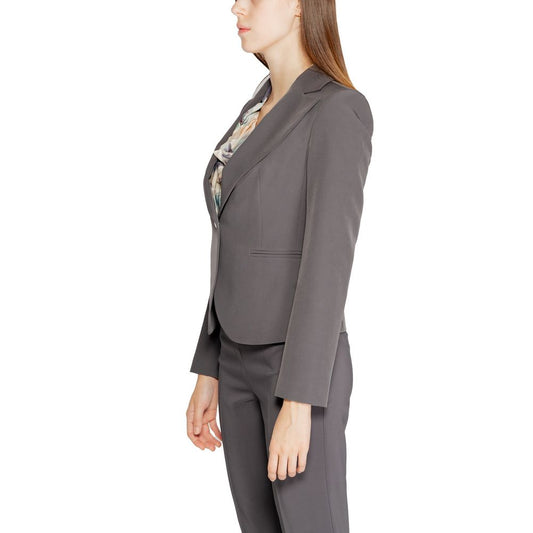 Rinascimento Gray Polyester Suits & Blazer Rinascimento Dim Gray