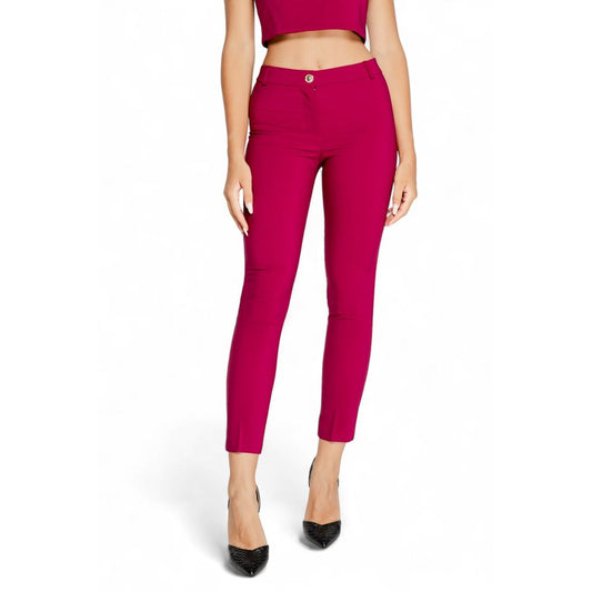 Rinascimento Bordeaux Polyester Jeans & Pant Rinascimento Brown