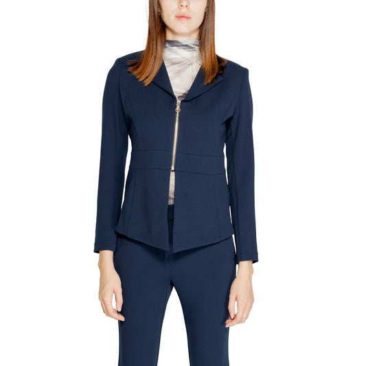 Rinascimento Blue Polyester Suits & Blazer Rinascimento Dark Slate Gray