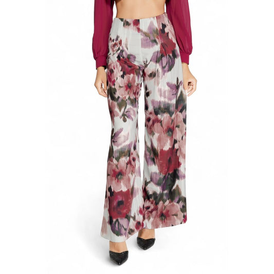 Rinascimento Bordeaux Polyester Jeans & Pant Rinascimento Gray