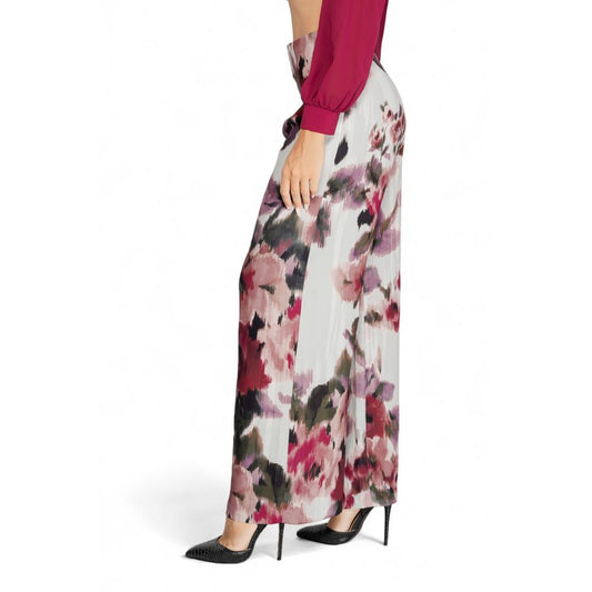 Rinascimento Bordeaux Polyester Jeans & Pant Rinascimento Gray