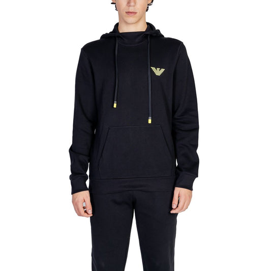 Emporio Armani Underwear Black Cotton Sweater Emporio Armani Underwear Black
