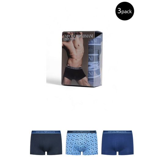 Emporio Armani Underwear Blue Cotton Underwear Emporio Armani Underwear Dark Slate Gray