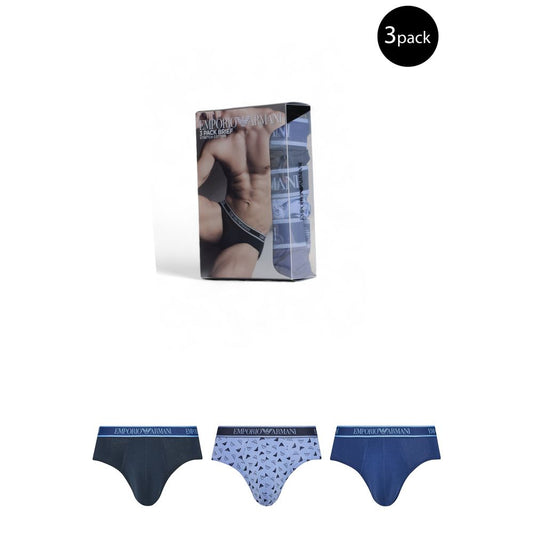 Emporio Armani Underwear Blue Cotton Underwear Emporio Armani Underwear Dark Slate Gray