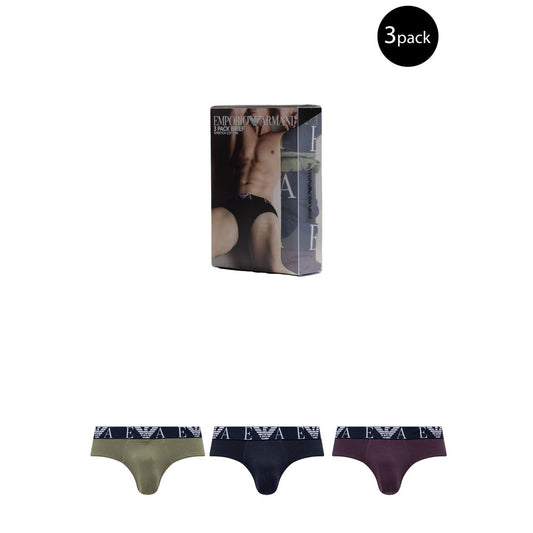 Emporio Armani Underwear Blue Cotton Underwear Emporio Armani Underwear Dark Slate Gray
