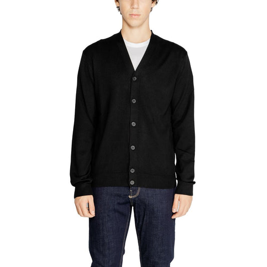 Hamaki-Ho Black Viscose Cardigan Hamaki-Ho Black