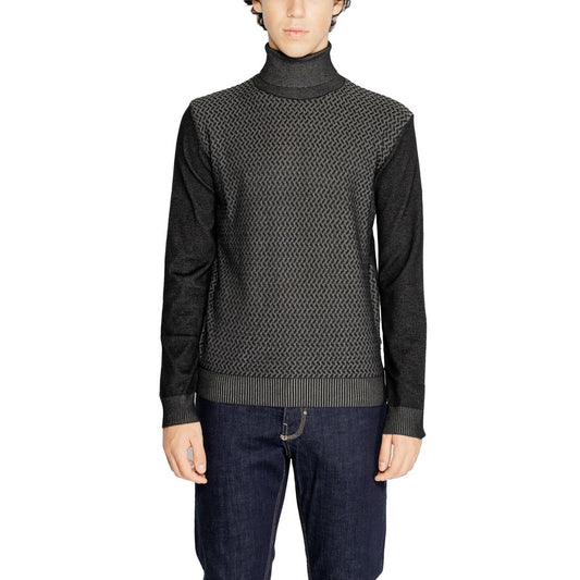 Hamaki-Ho Black Viscose Sweater Hamaki-Ho Dark Slate Gray