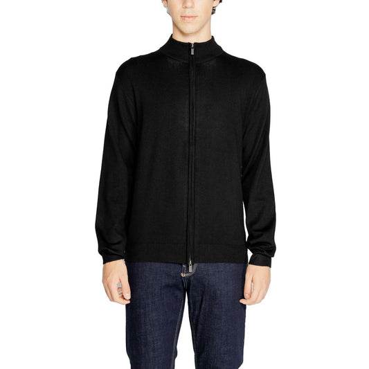 Hamaki-Ho Black Viscose Cardigan Hamaki-Ho Black