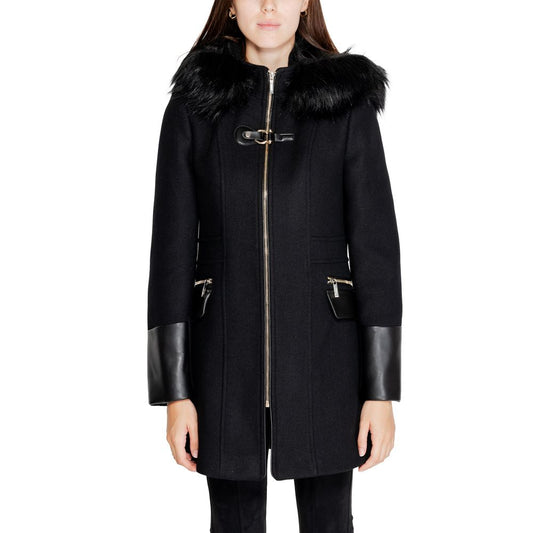 Morgan De Toi Black Wool Jackets & Coat Morgan De Toi Black
