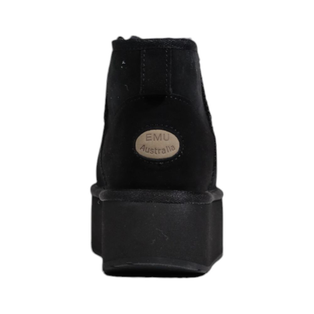 EMU Australia Black Leather Ankle Boots