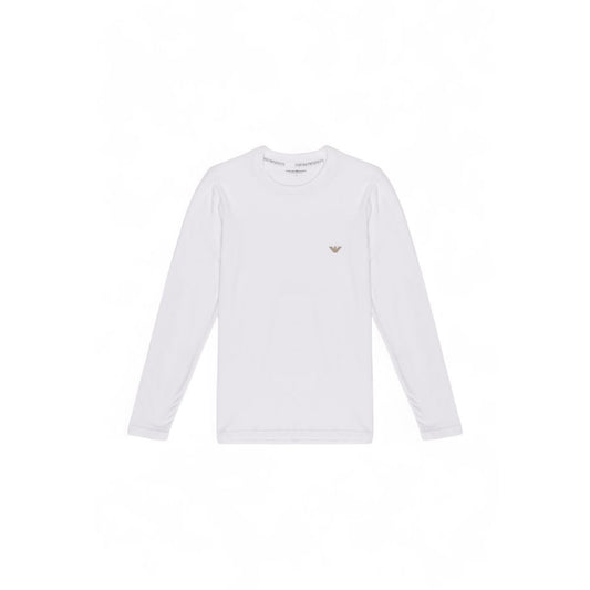 Emporio Armani Underwear White Cotton Shirt Emporio Armani Underwear Lavender