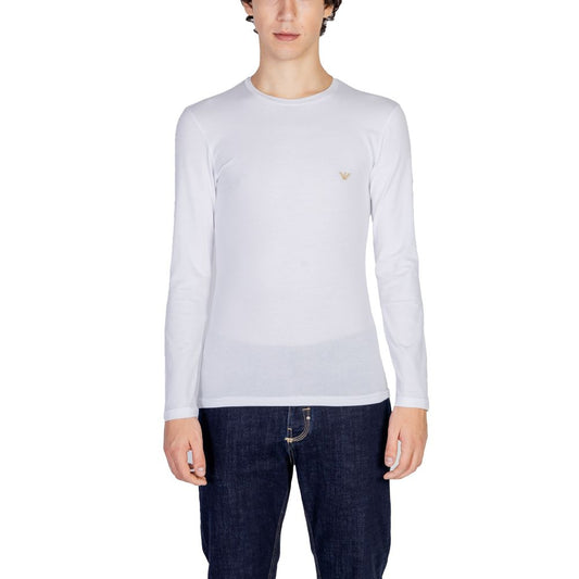 Emporio Armani Underwear White Cotton Shirt Emporio Armani Underwear Black