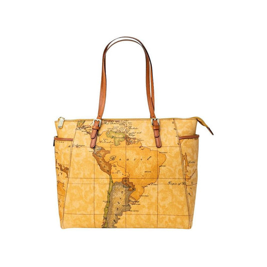 Alviero Martini Prima Classe Beige Leather Handbag Alviero Martini Prima Classe Sandy Brown