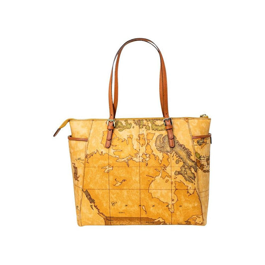 Alviero Martini Prima Classe Beige Leather Handbag Alviero Martini Prima Classe Sandy Brown